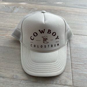 cowboy colostrum trucker hat